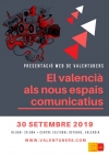 VALENTUBERS, presentació del web del youtube en valencià. 30/9/19
